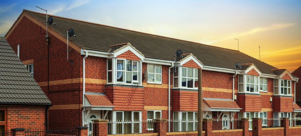 Houses on UK estate